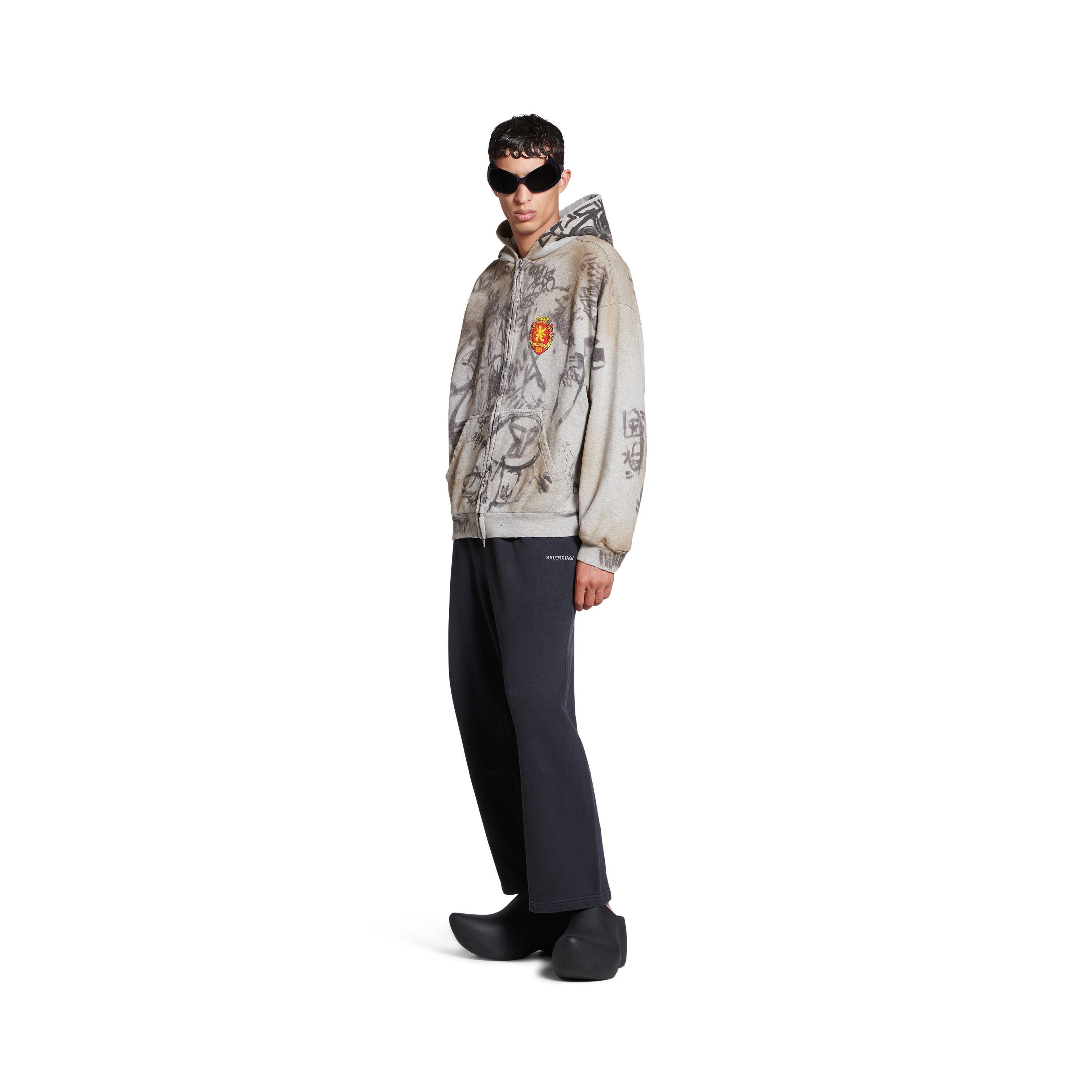 Louis Vuitton Mens Sweatshirts 2023-24FW, Grey, M0