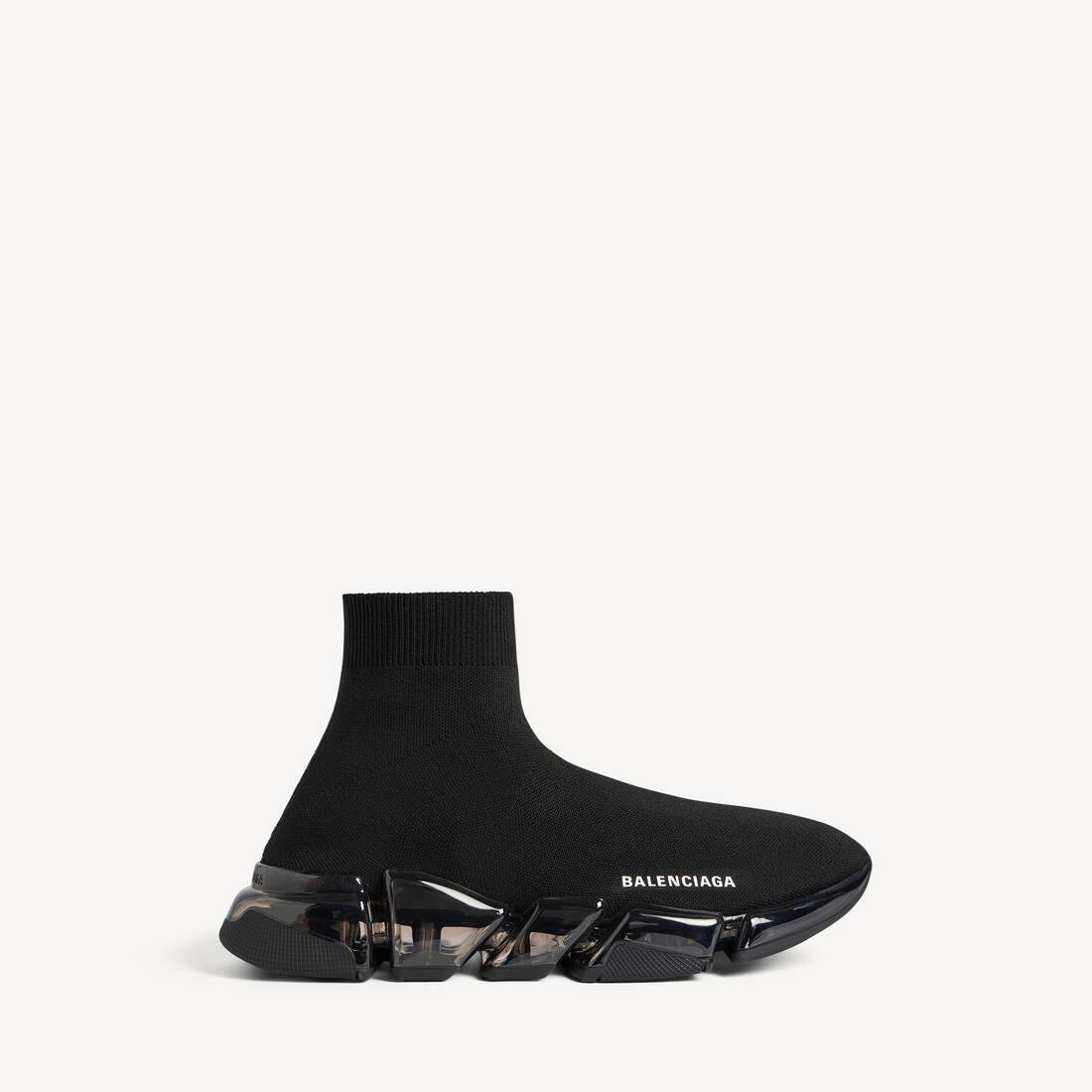 speed 2.0 full clear sole recycled knit sneaker — 617196W2DC41000