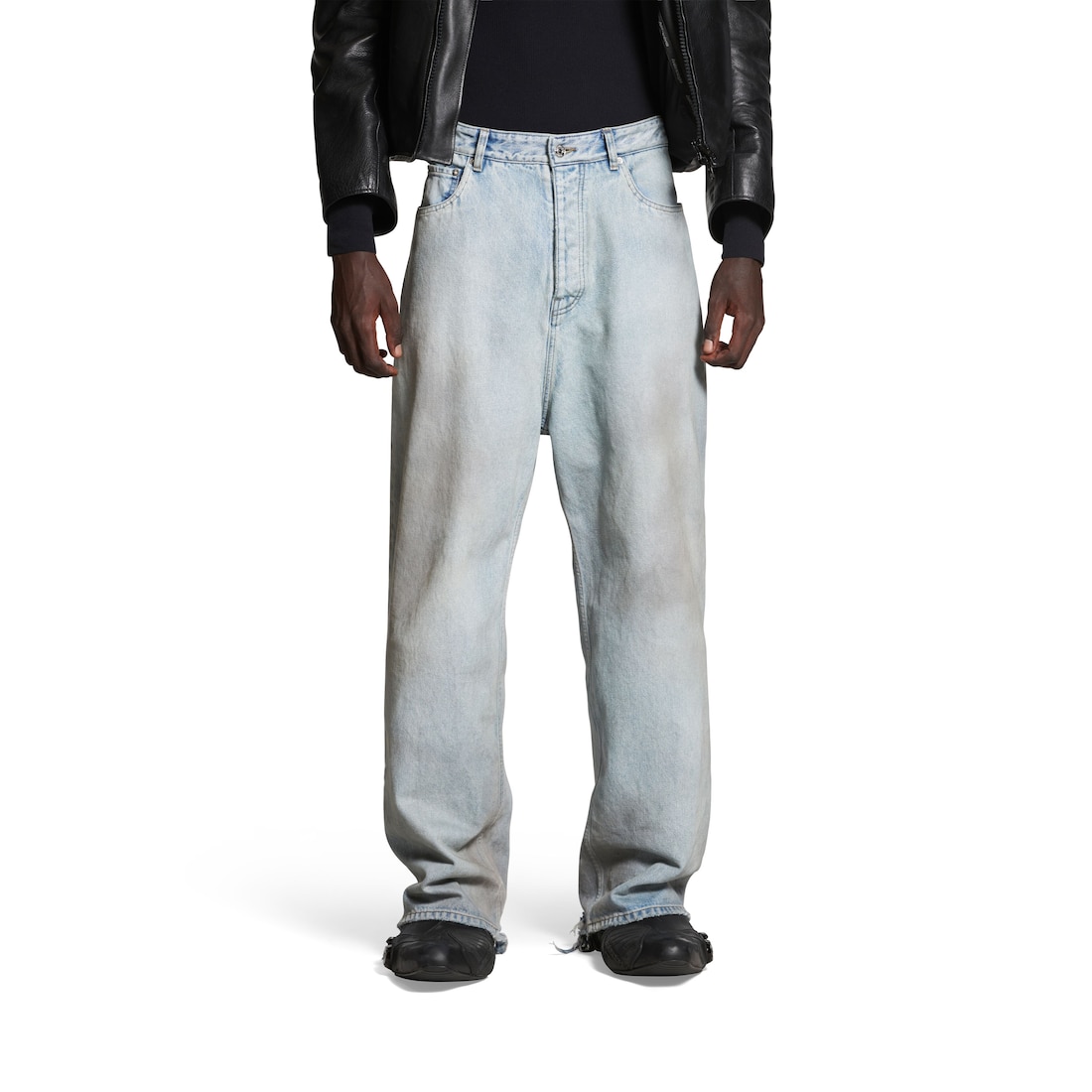 Baggy Pants in Blue | Balenciaga US