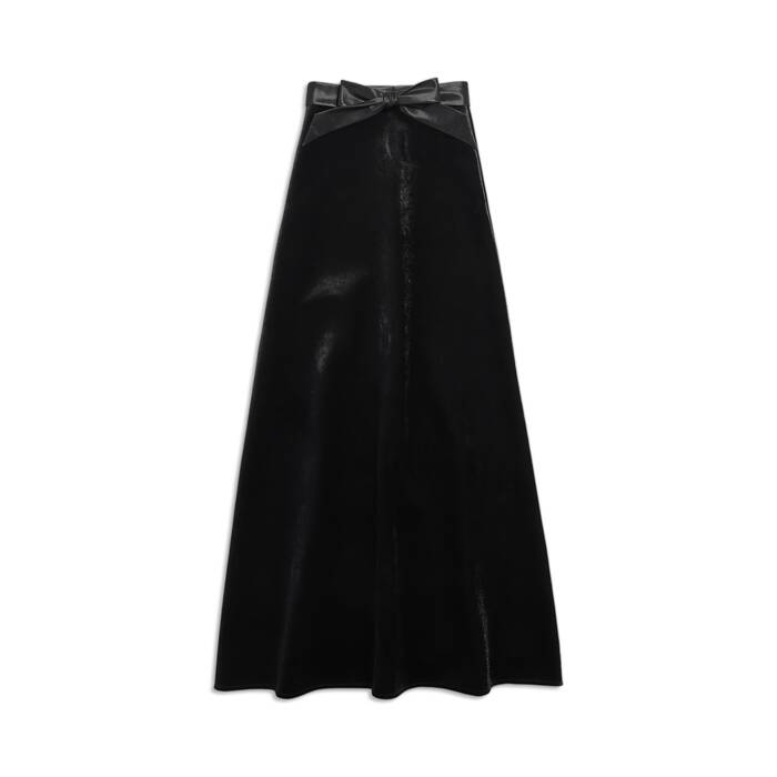 maxi a-line skirt