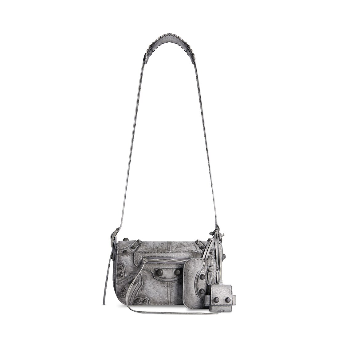 BALENCIAGA, Le Cagole XS Arena Lamb Leather Shoulder Bag