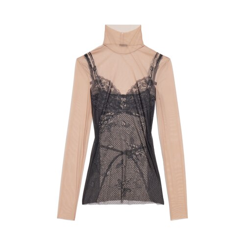 trompe l'œil lingerie top