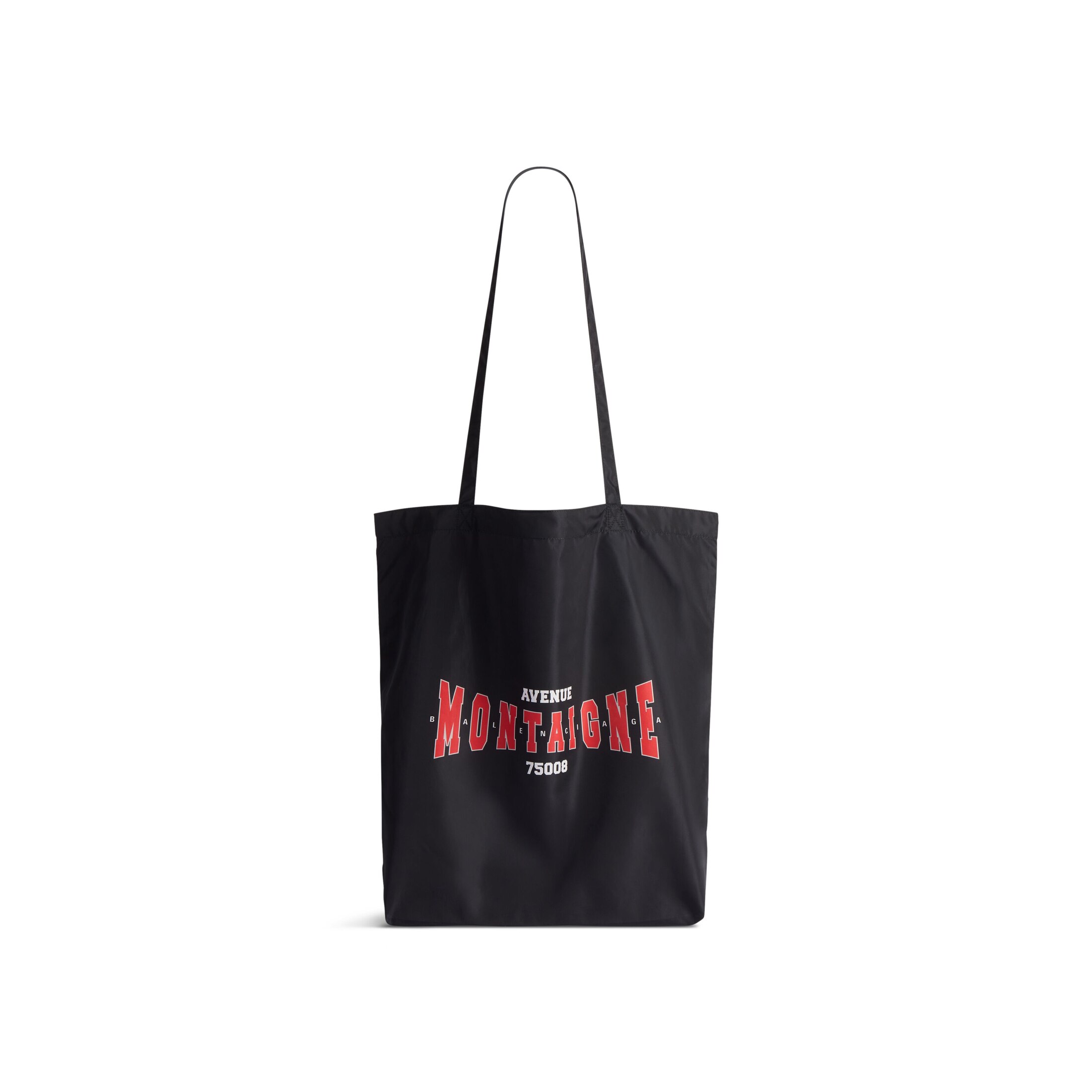 Balenciaga Souvenir Medium Shopping Tote Bag - Black - Unisex - Polyamide