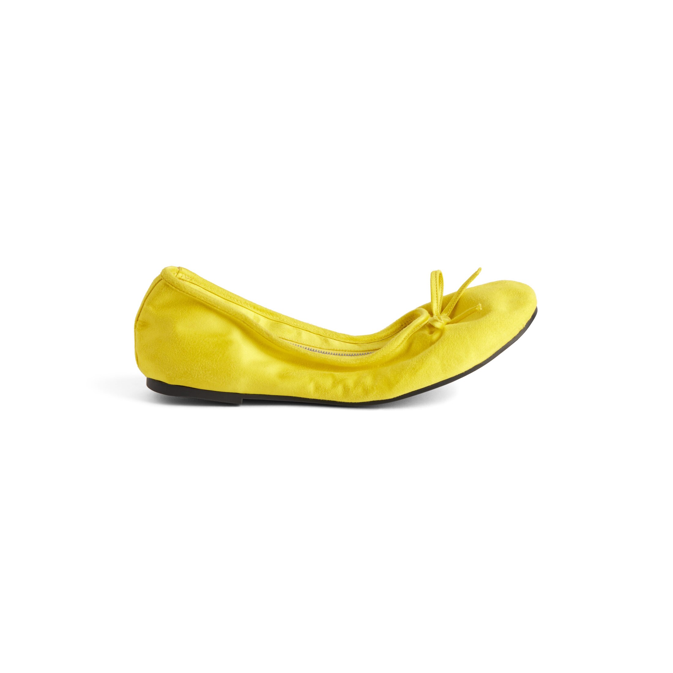 Balenciaga Shoe Clutch Ballerina - Yellow - Women's - Viscose, Silk