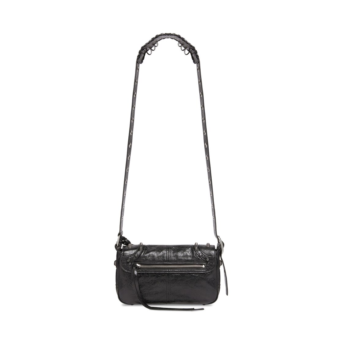 Balenciaga Black #39;Bal.com#39; Piercing Cap