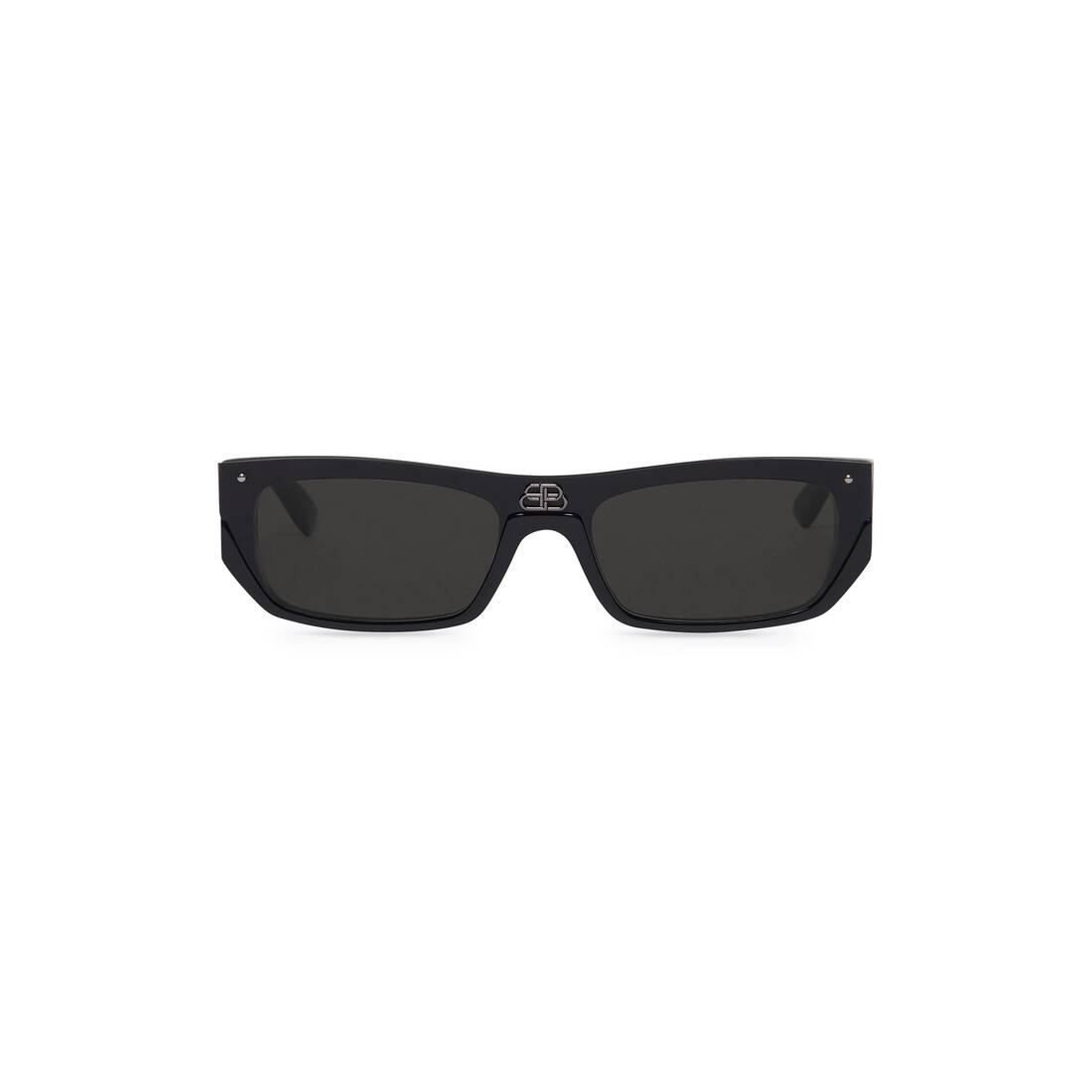Shield Rectangle Sunglasses in Black