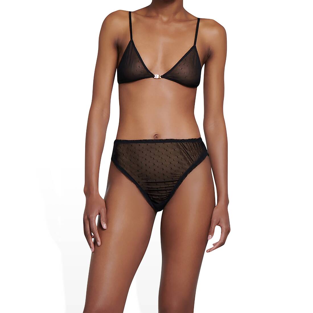 Braguita Soft Lingerie para Mujer en Negro | Balenciaga ES