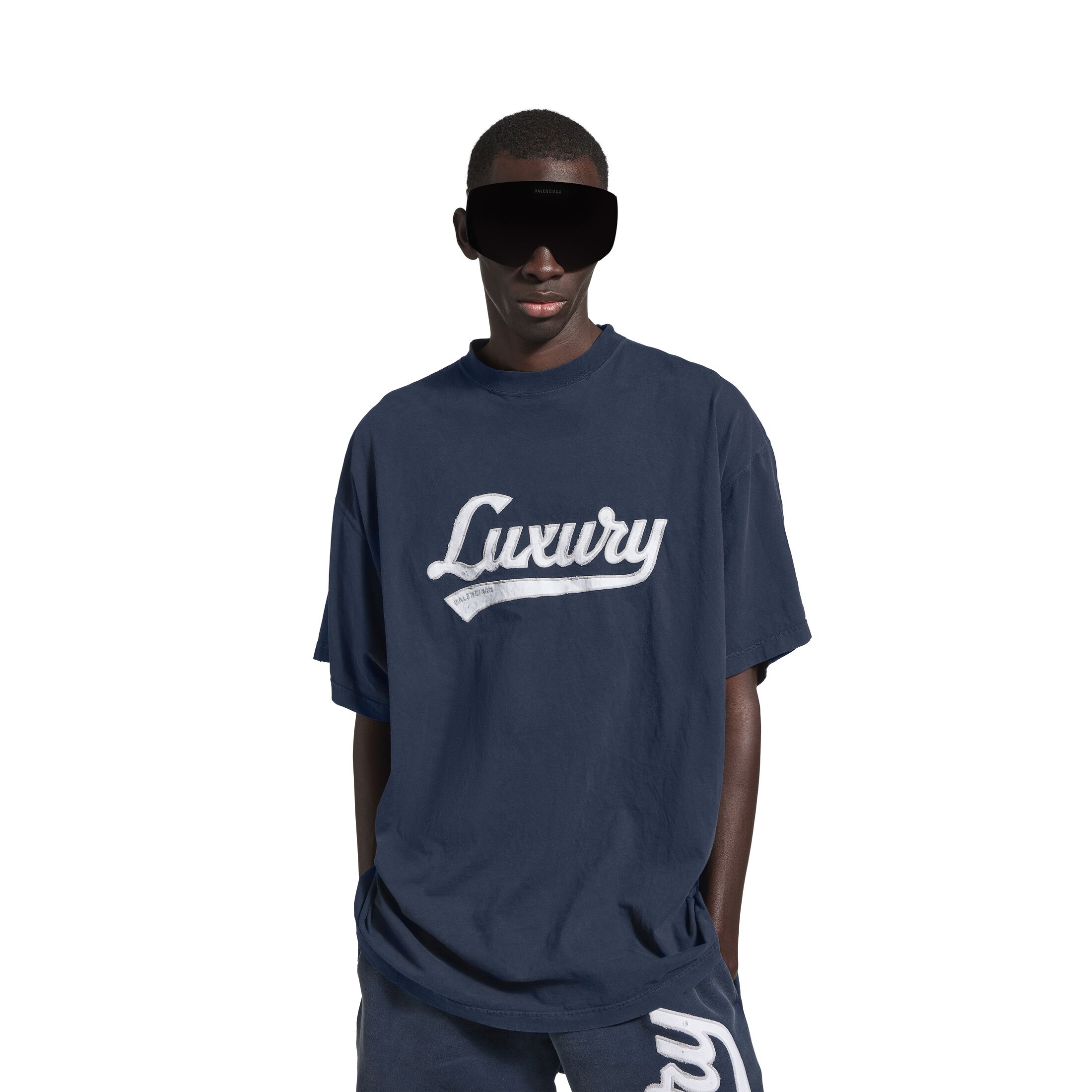 luxury script oversized t-shirt