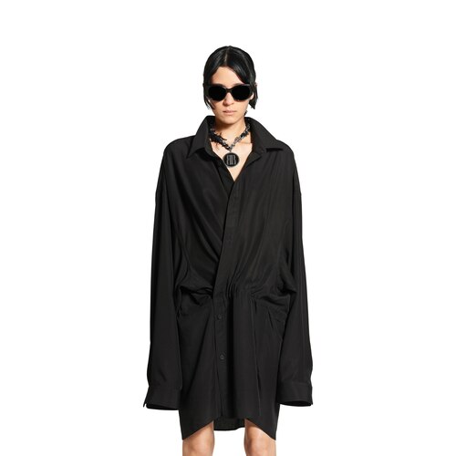 셔츠 미니 드레스