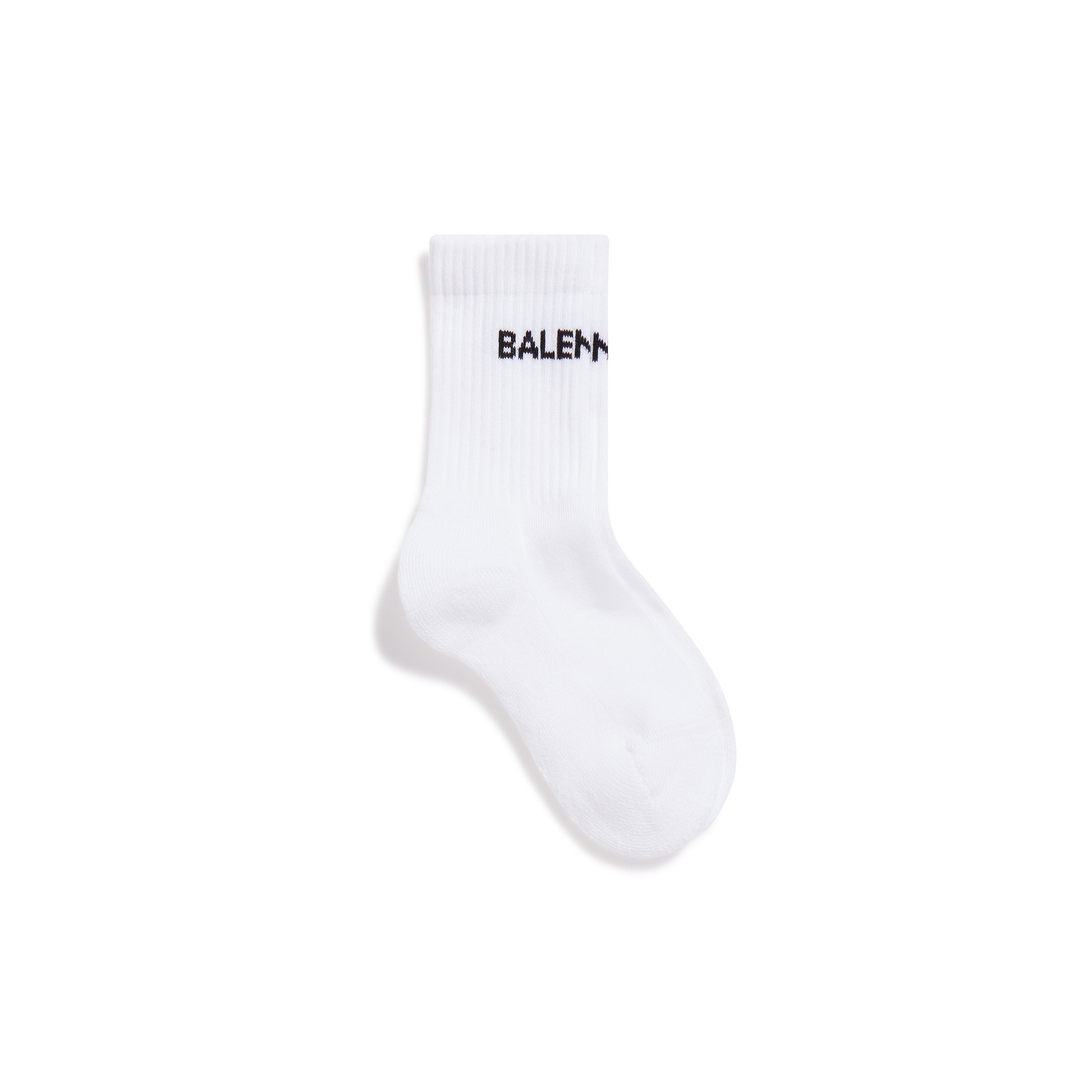 Kids - Balenciaga Tennis Socks - White - Unisex - 4 - Cotton, Polyamide & Elastane