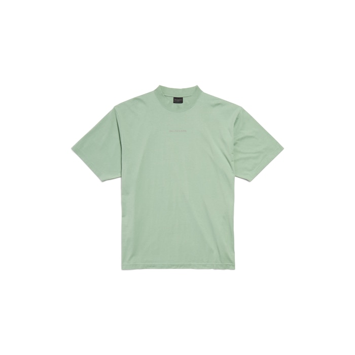 t-shirt balenciaga back reflective fit medium