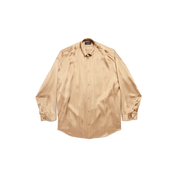 camisa cocoon balenciaga fabrics