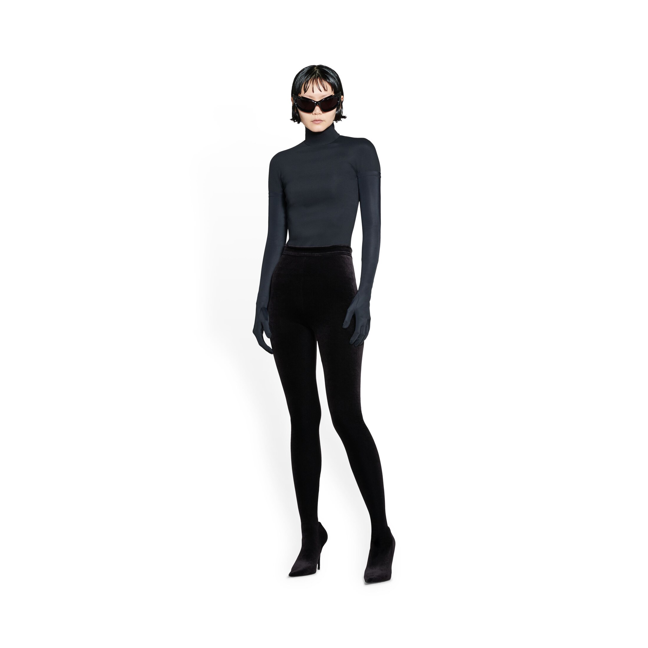 Balenciaga Pantaleggings - Black - Woman - 42 - Triacetate & Polyester