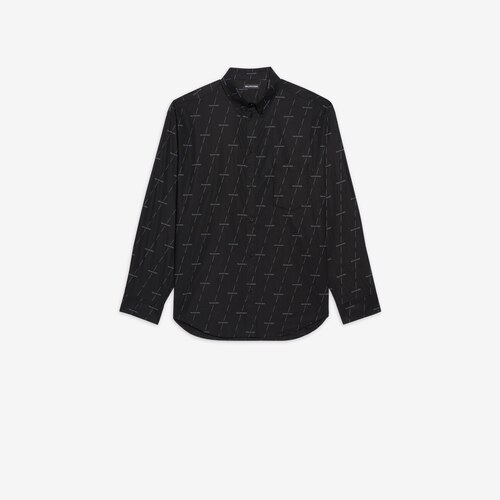 balenciaga button up shirt