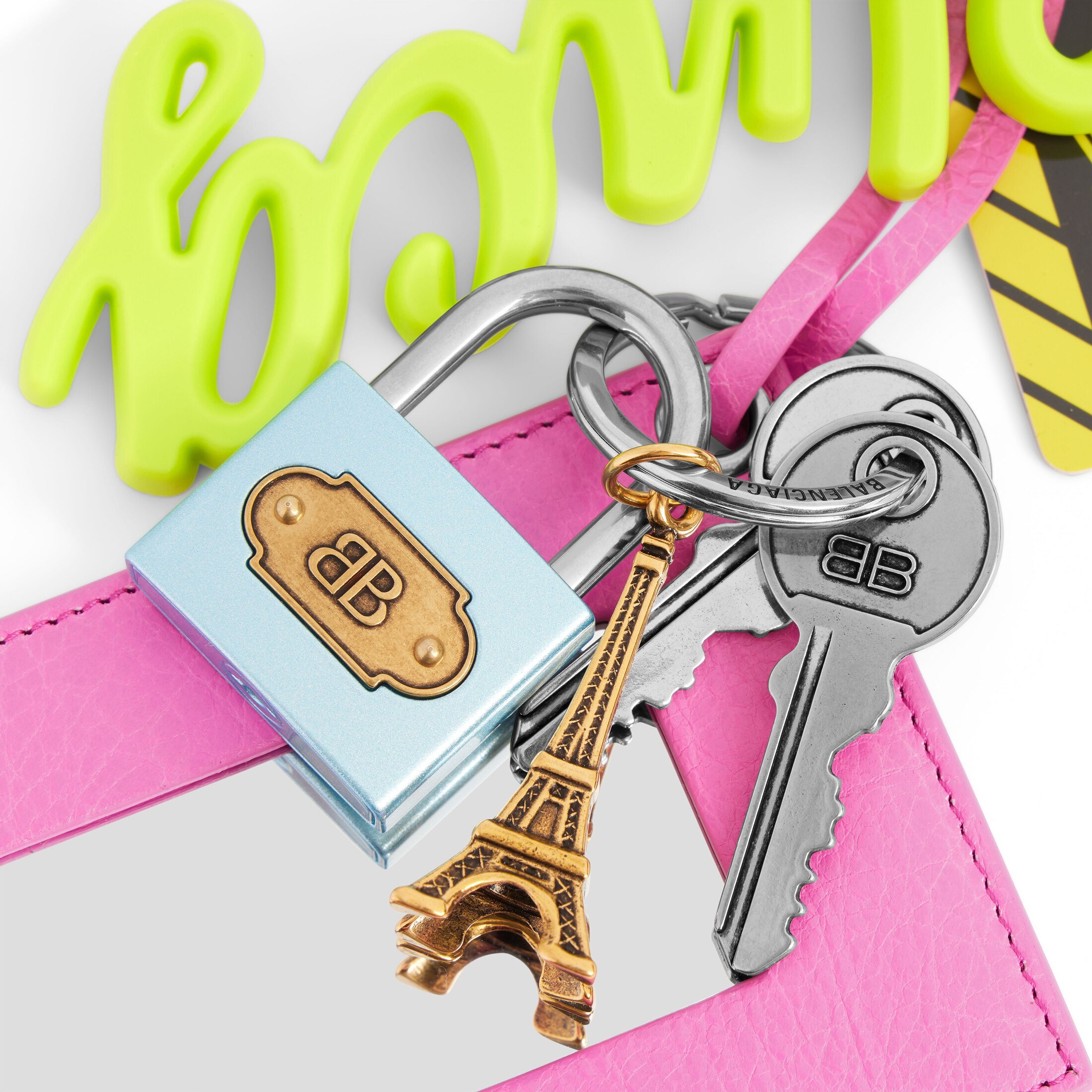 charm/keychain subway mirror