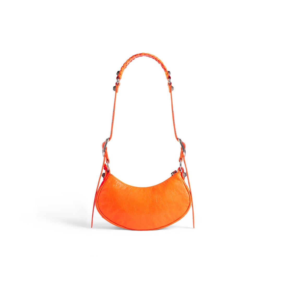 Women's Le Cagole Xs Shoulder Bag in Fluo Orange | Balenciaga US