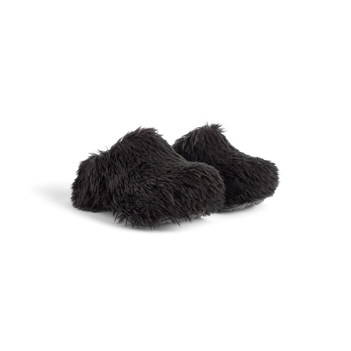 Mens best sale fur sandals