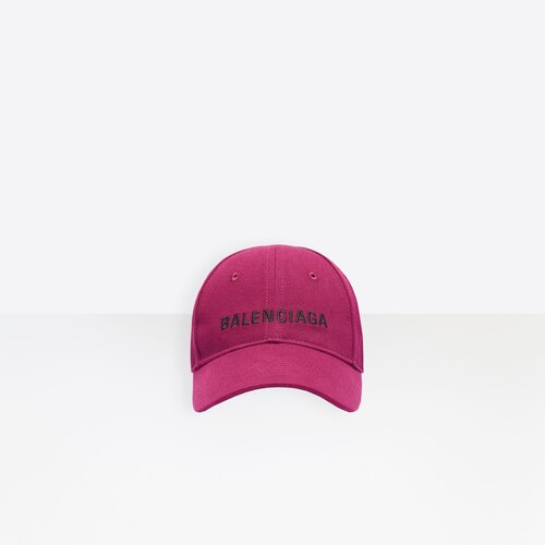 red balenciaga hat