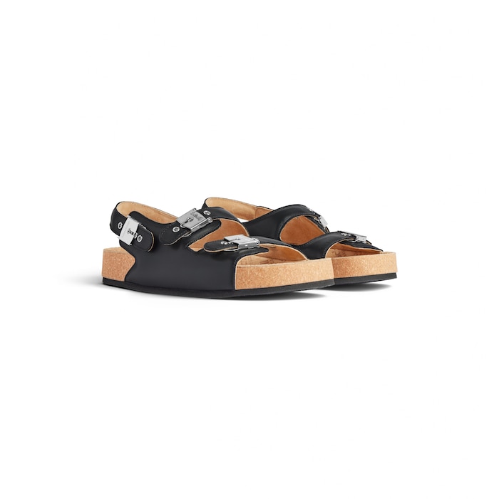 balenciaga i scholl flat sandal