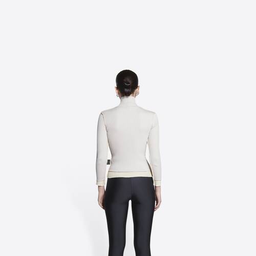reversible fitted sweater