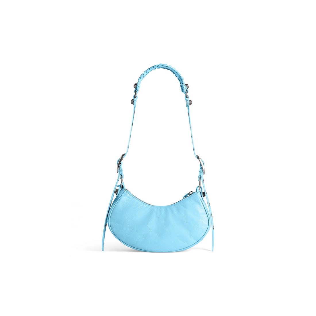 BALENCIAGA: Le Cagole bag in Arena leather - Sky Blue