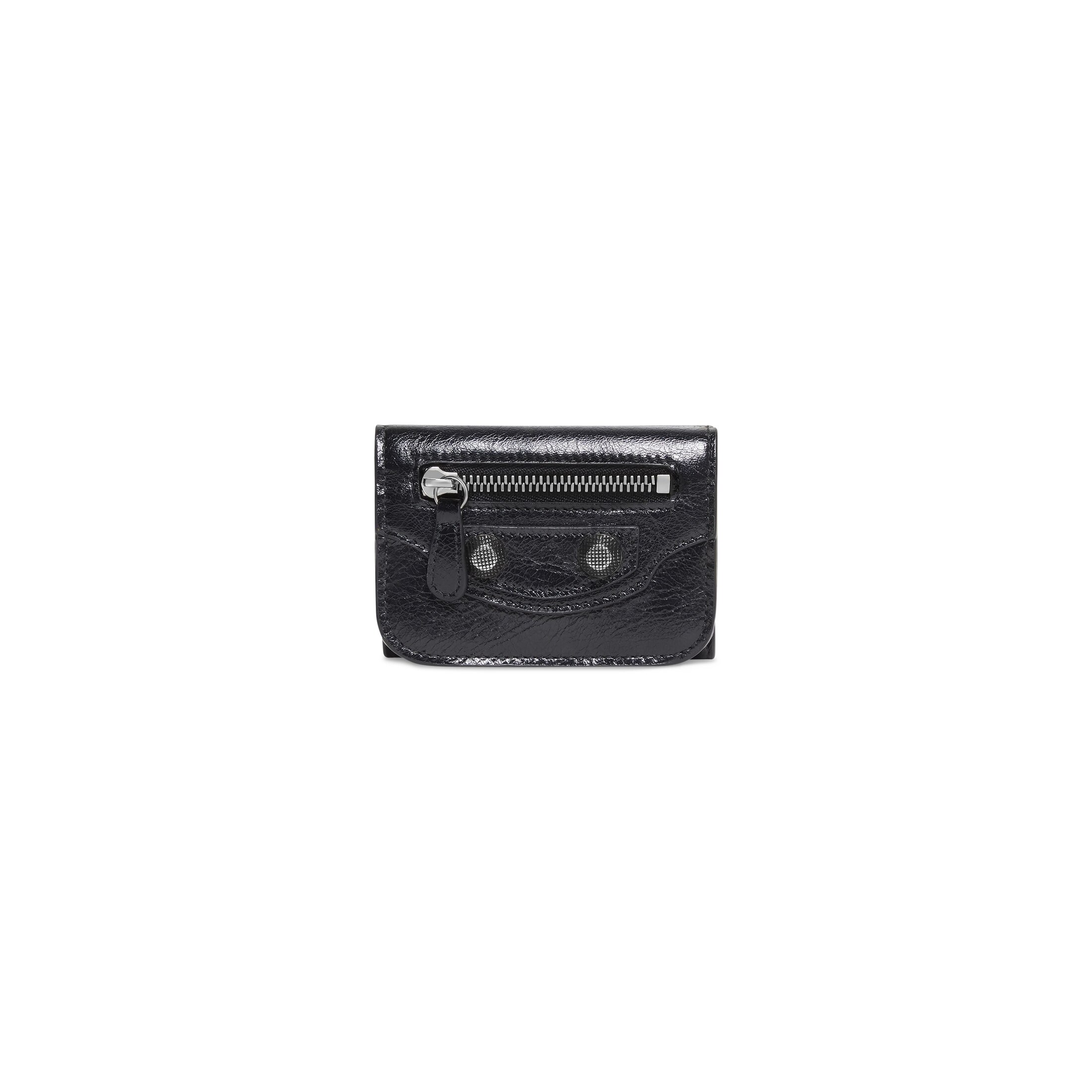 Balenciaga Le Cagole Mini Wallet - Black - Woman - Lambskin