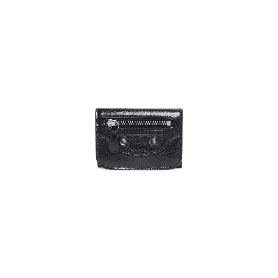 Women's Le Cagole Mini Wallet Black Balenciaga US