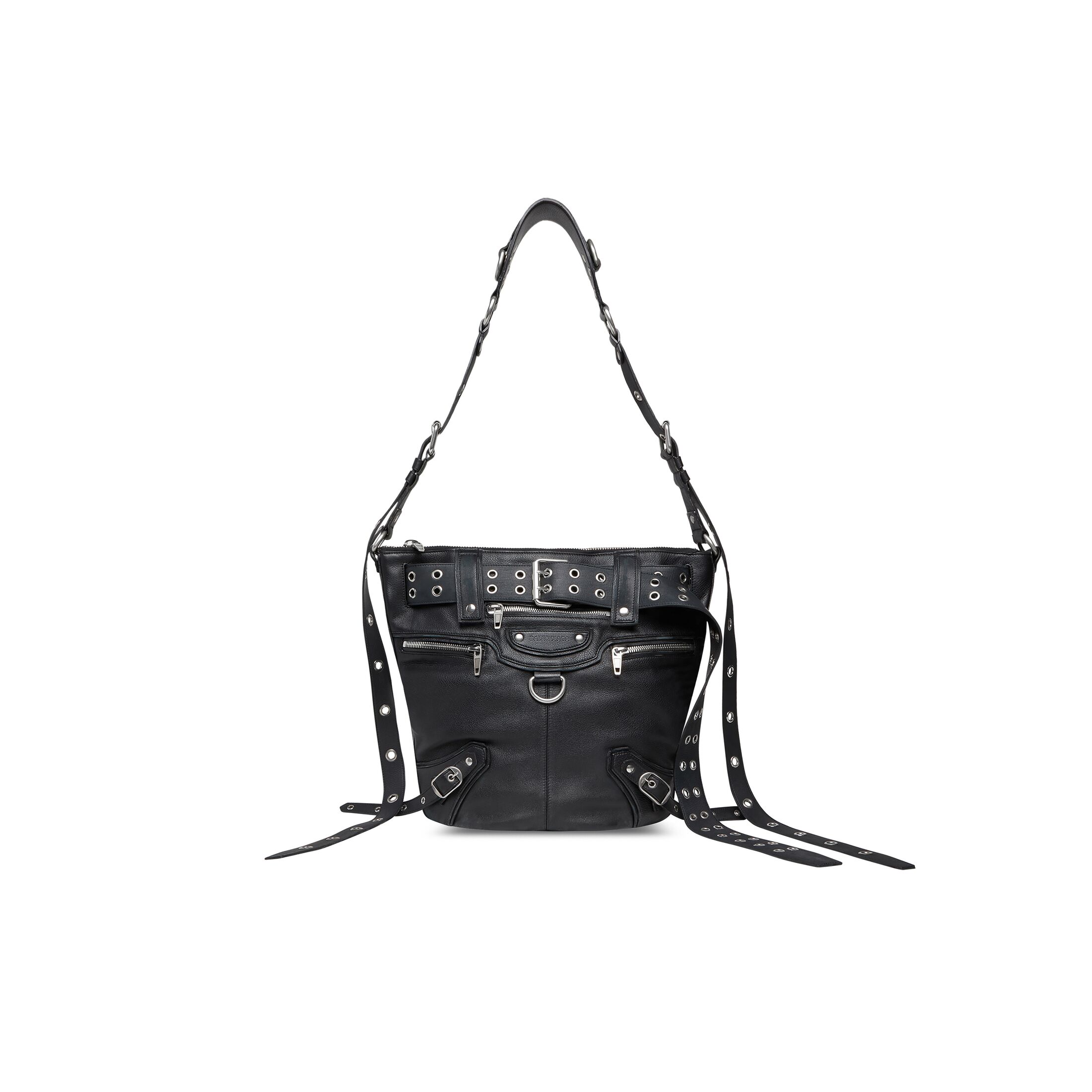 Emo Bucket Bag in Black | Balenciaga US