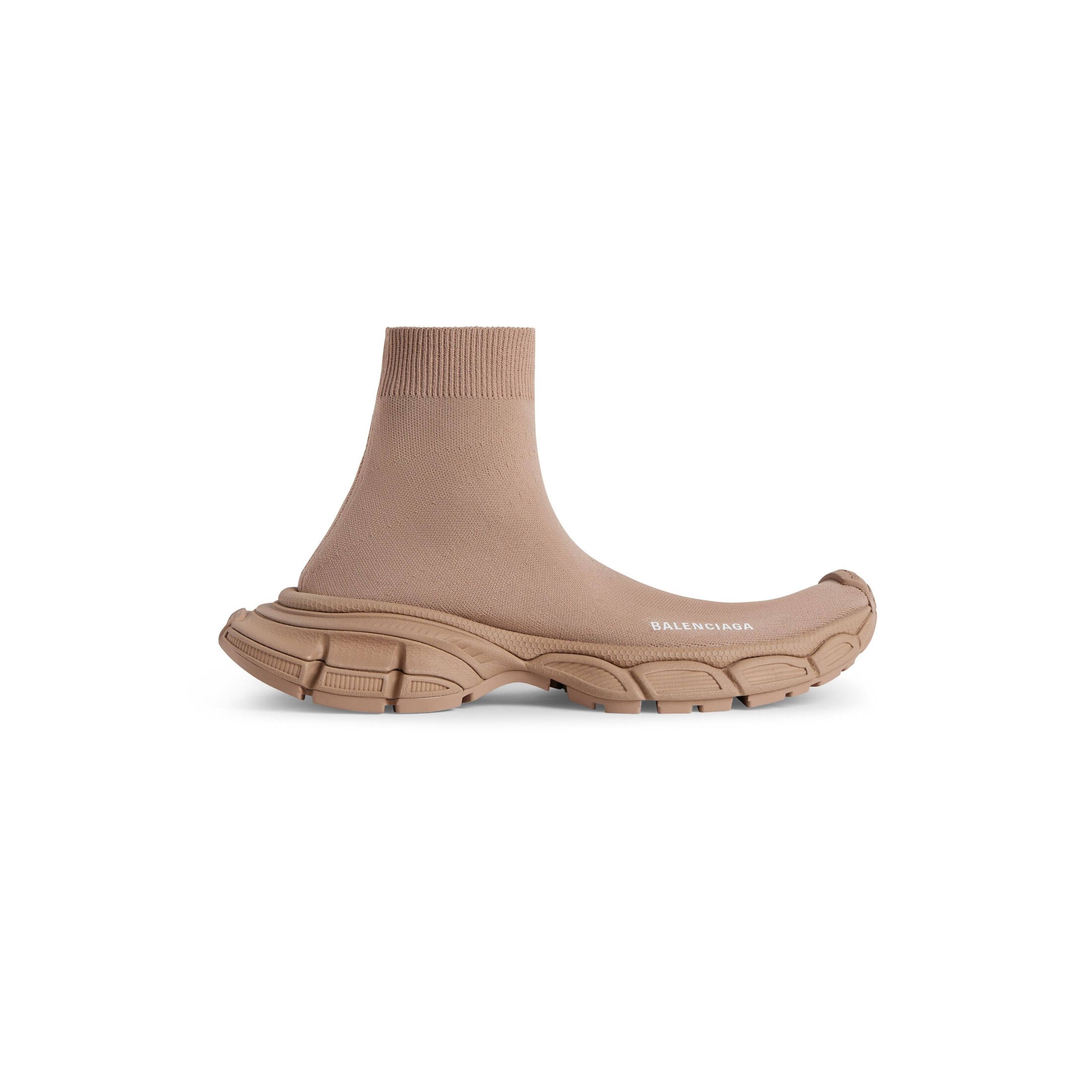 Balenciaga 3XL Sock Recycled Knit Trainers - Beige - Women's - 7 - Polyester, Elastane