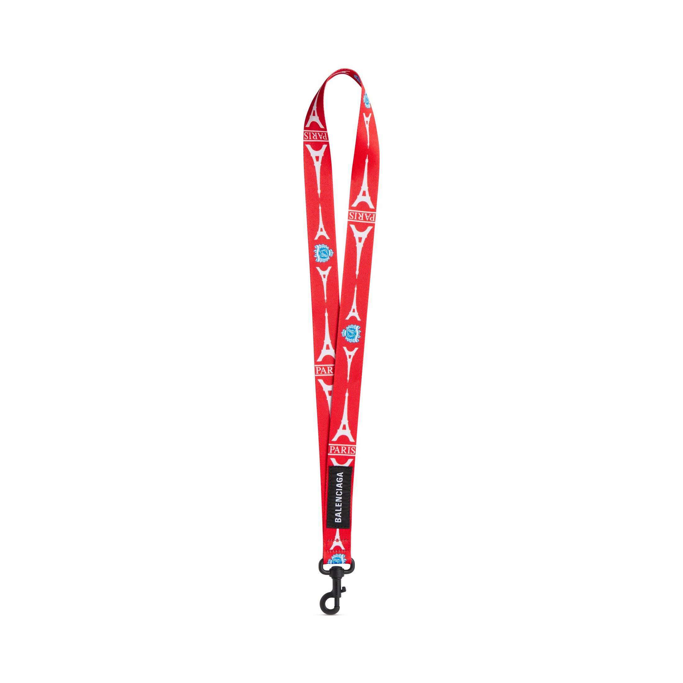 Balenciaga Lanyard Snap Hook - Red - Unisex - Polyester