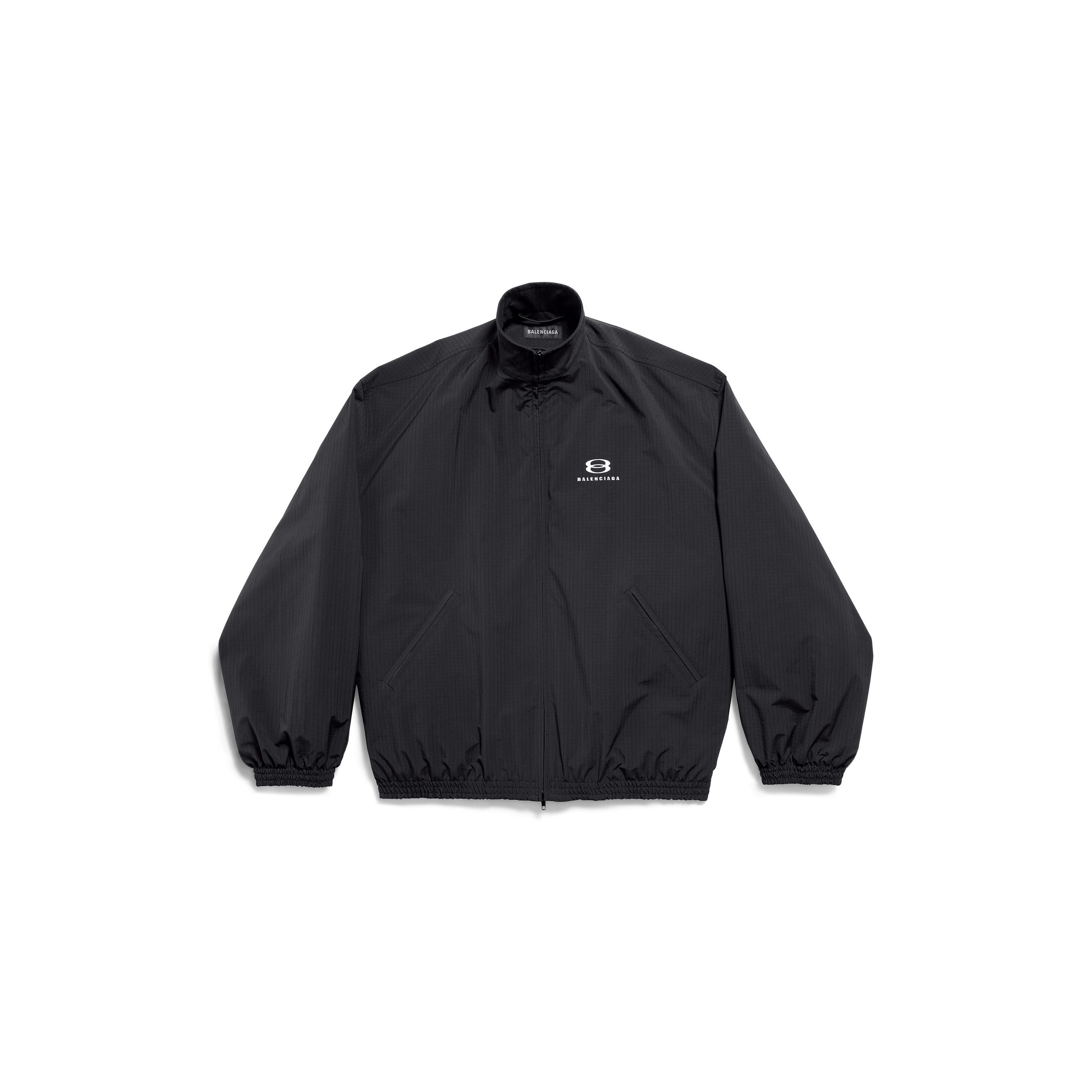 Balenciaga Unity Sports Icon Cocoon Kick Windbreaker - Black - Man - 4 - Polyester