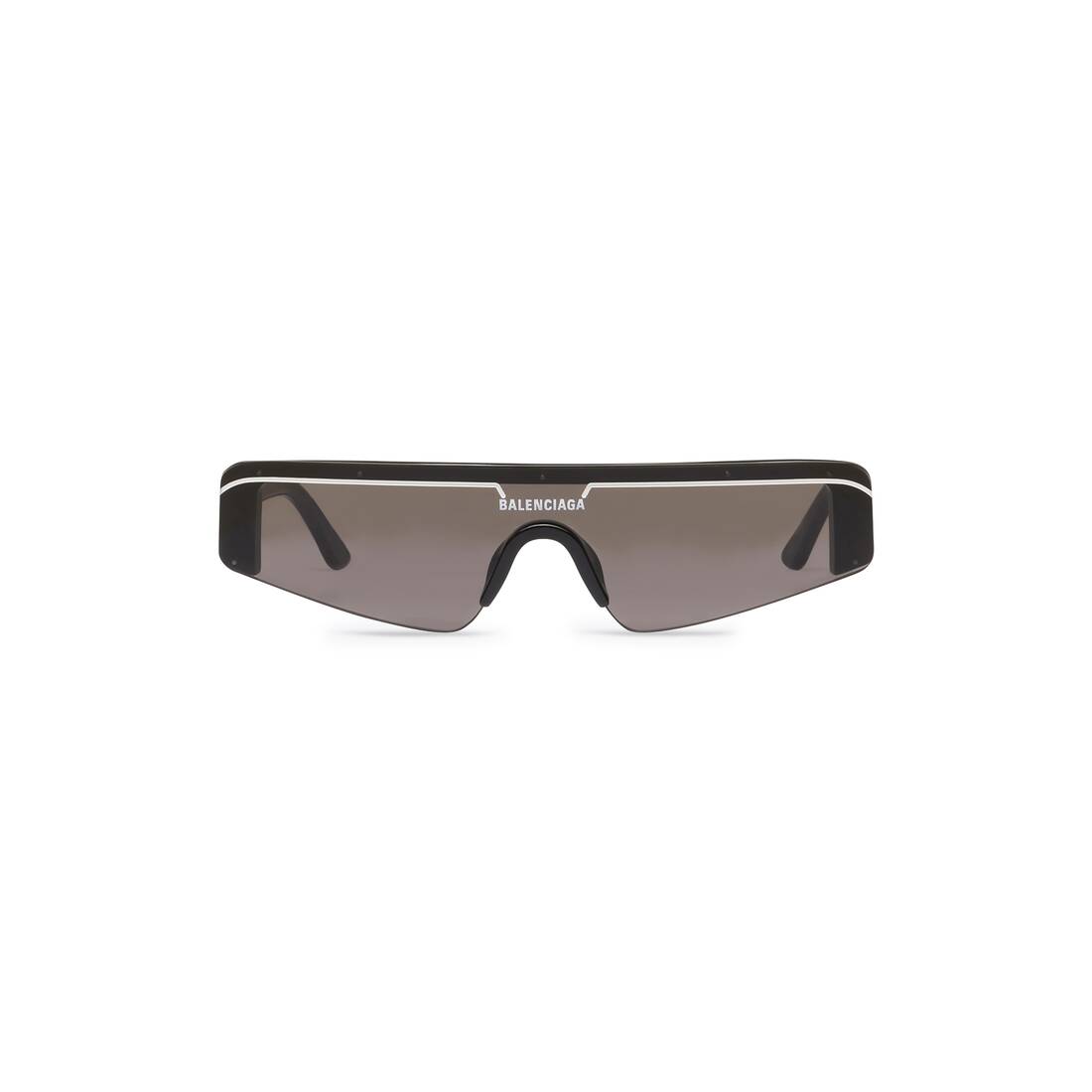 Balenciaga Eyewear logoplaque Rectangular Sunglasses  Farfetch