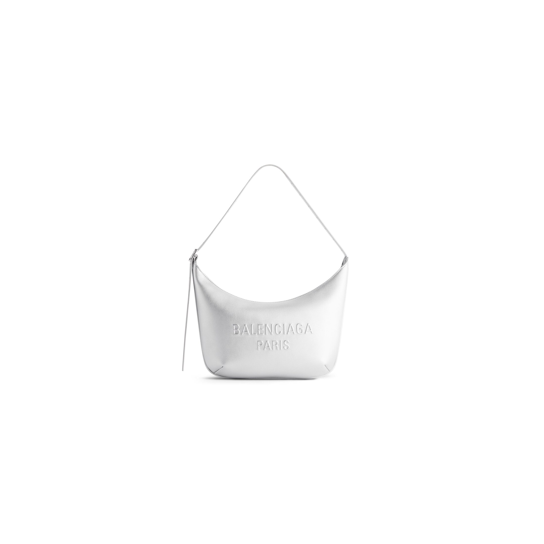 Balenciaga Mary-Kate Sling Bag Metallized - Silver - Women's - Calfskin
