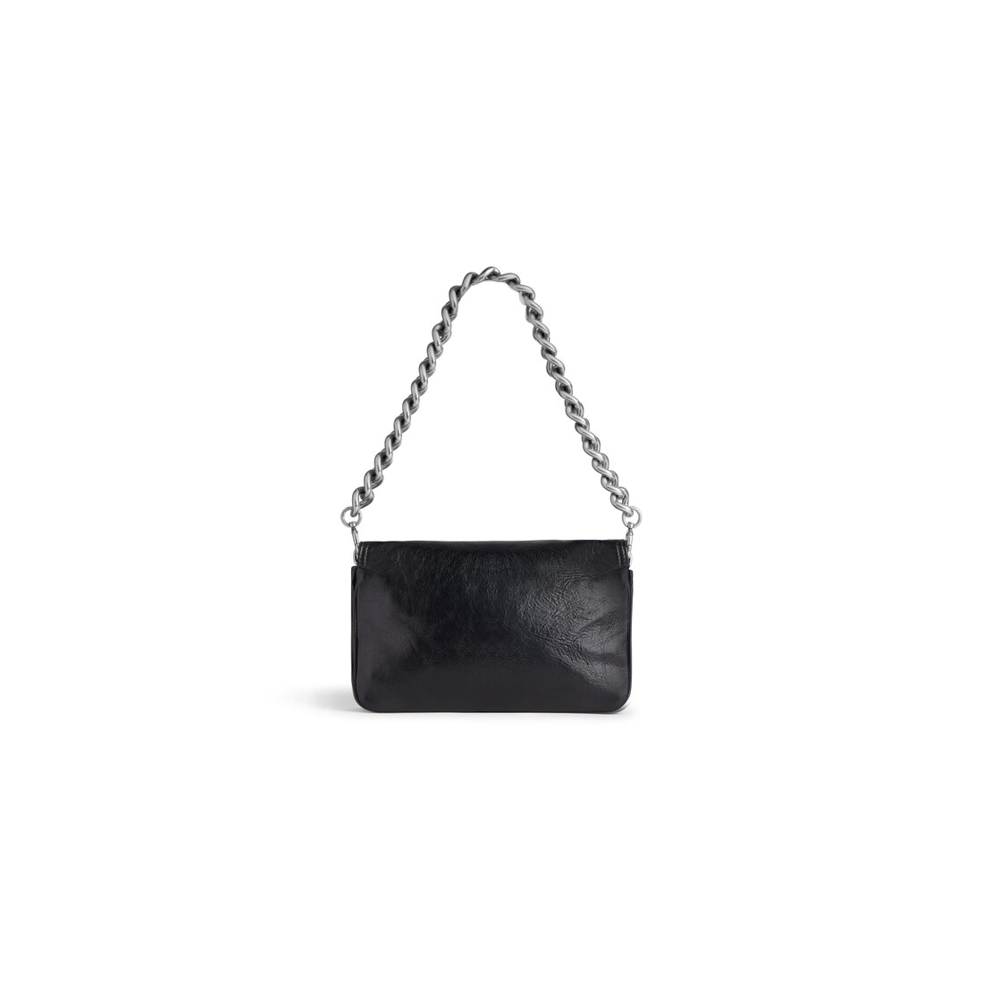 Balenciaga BB Soft Flap Leather Shoulder Bag