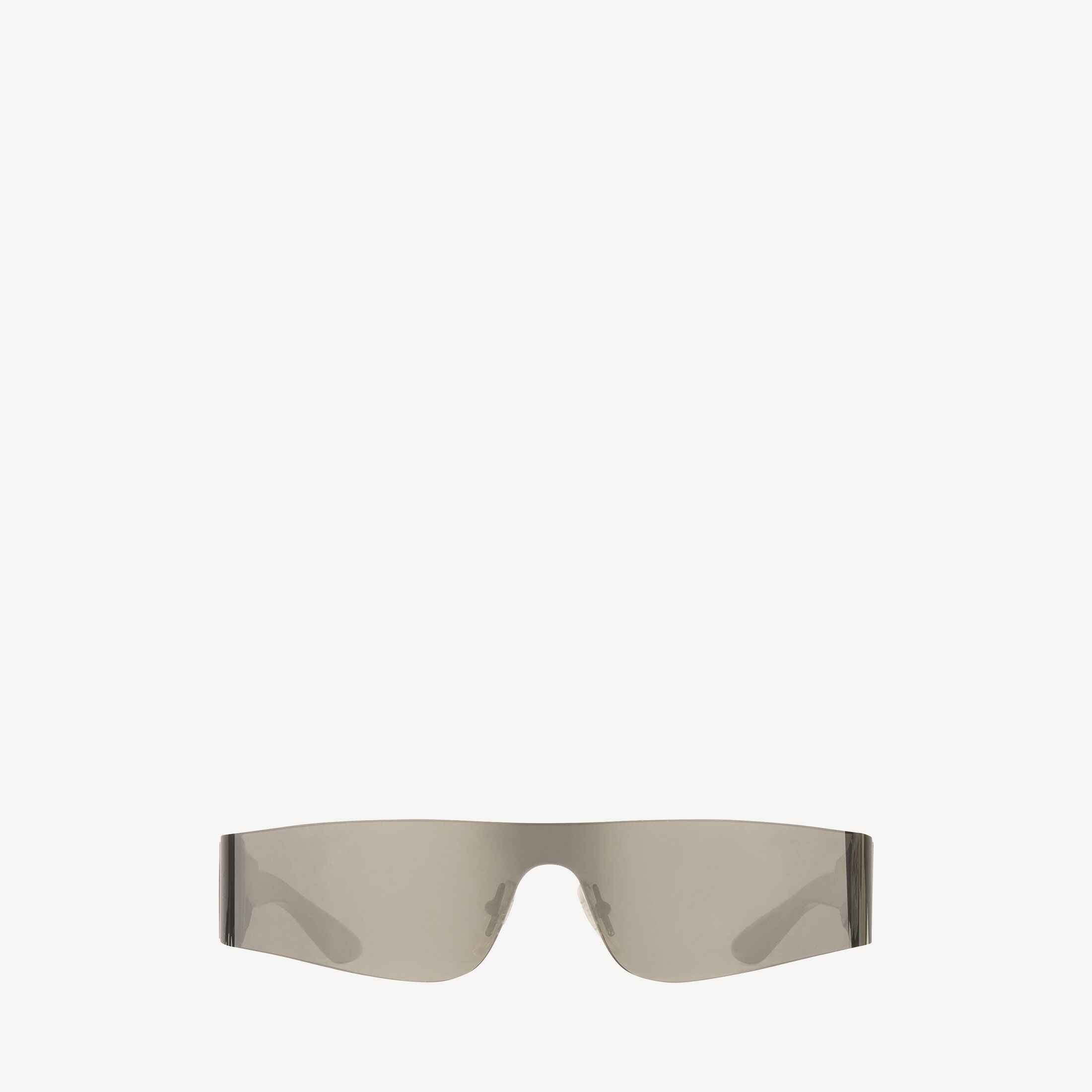 Mono Rectangle Sunglasses in Silver Balenciaga US