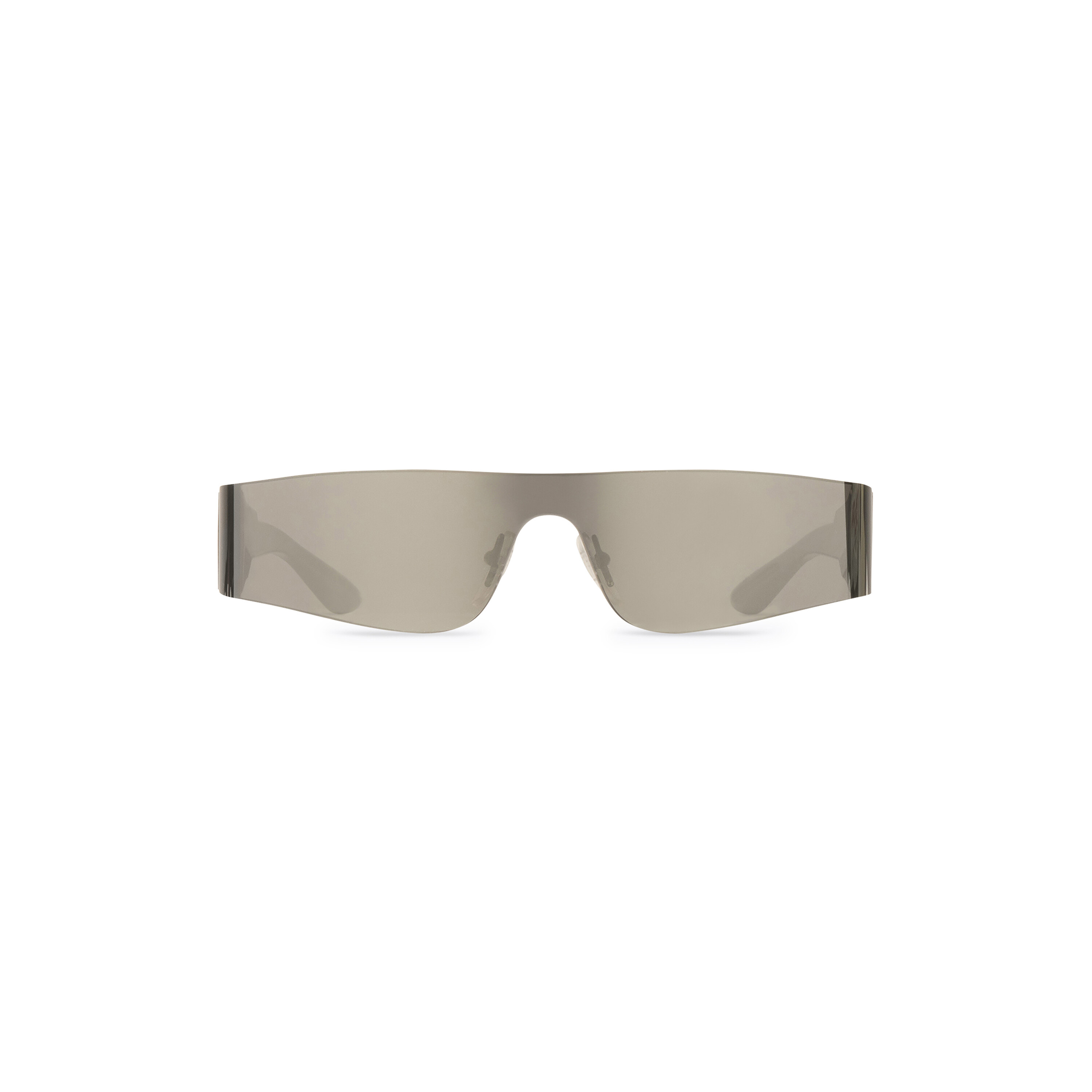 Balenciaga Silver Metal Rectangle Sunglasses  SSENSE