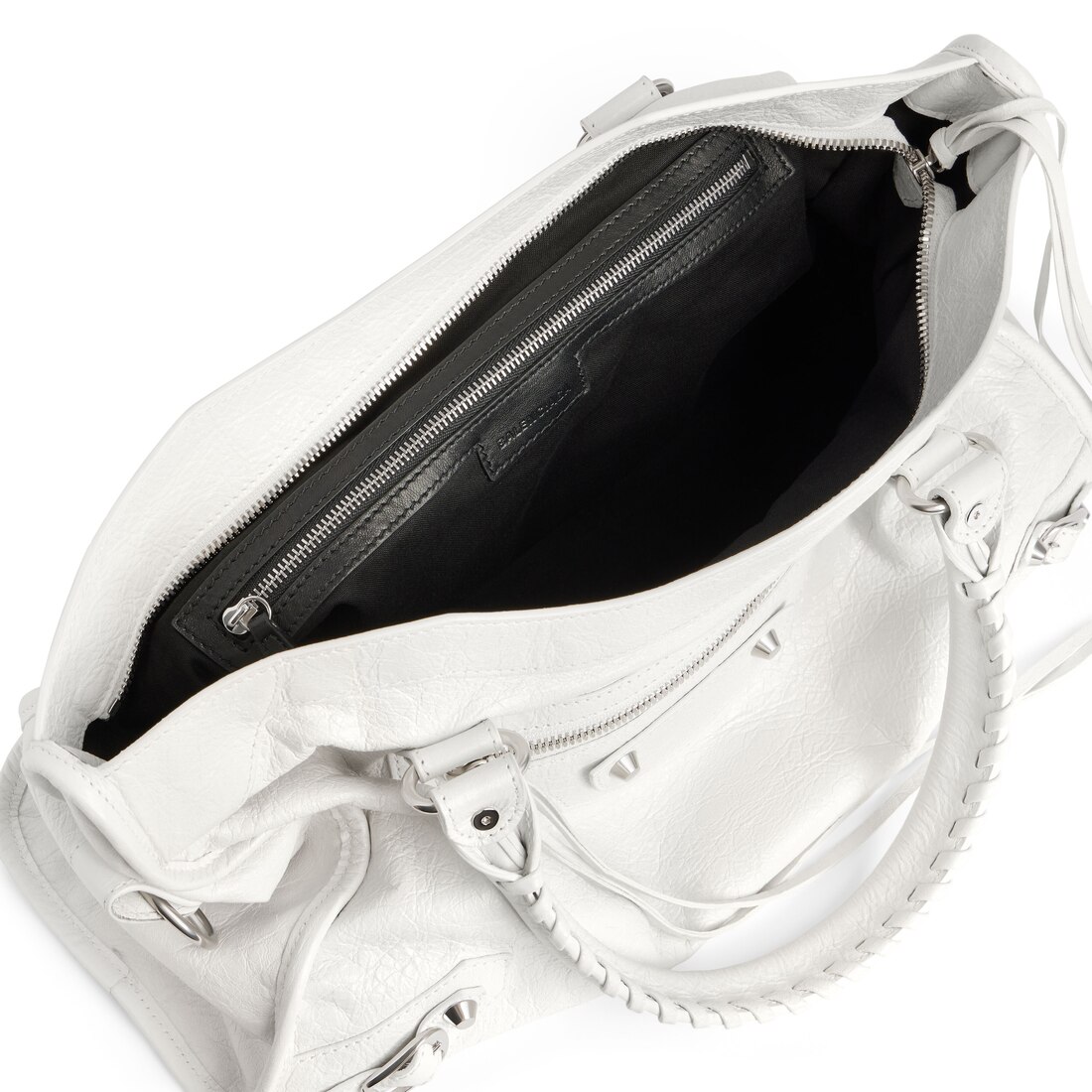 Balenciaga Le City Medium Bag 9104 Optic White