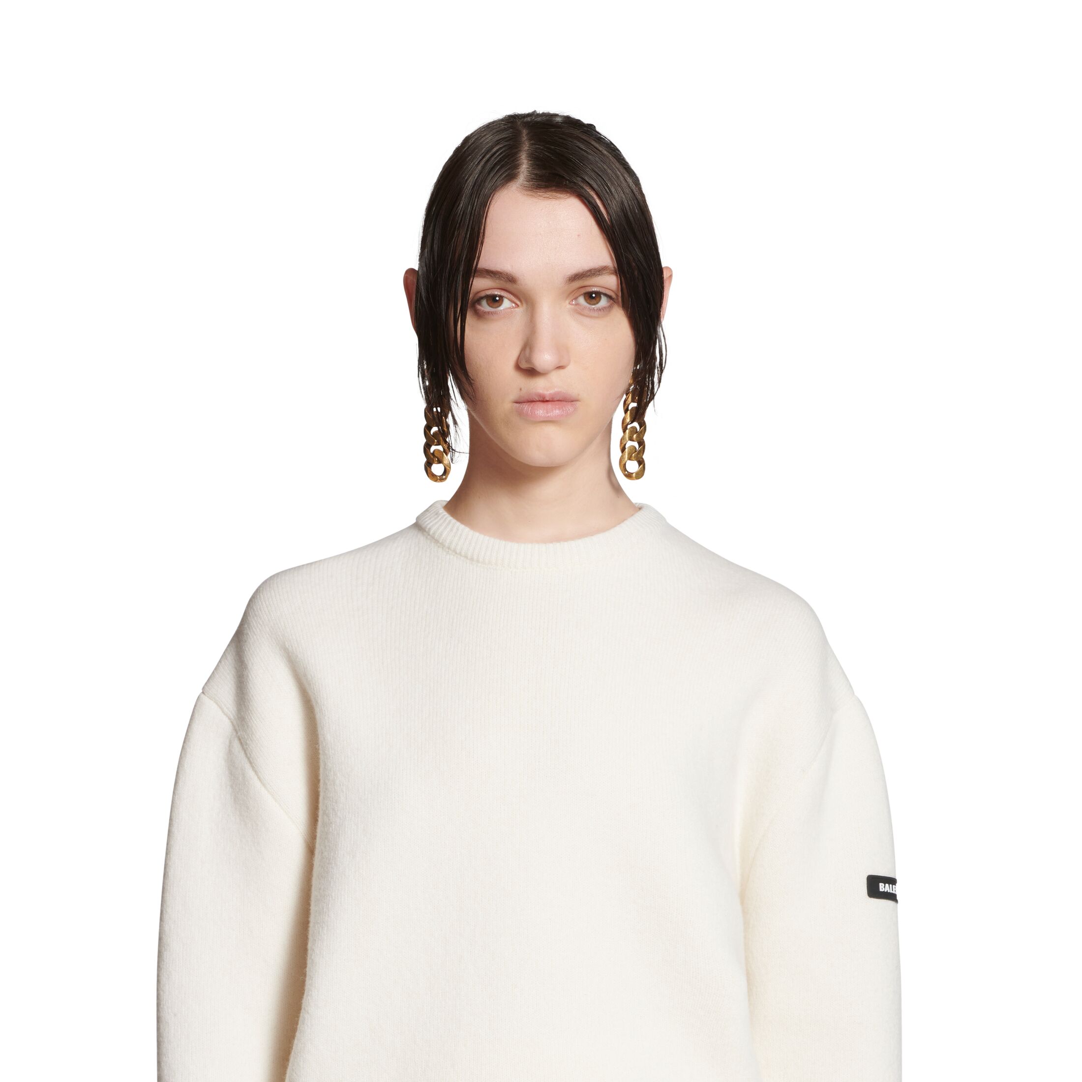 Balenciaga white sweater Clearance