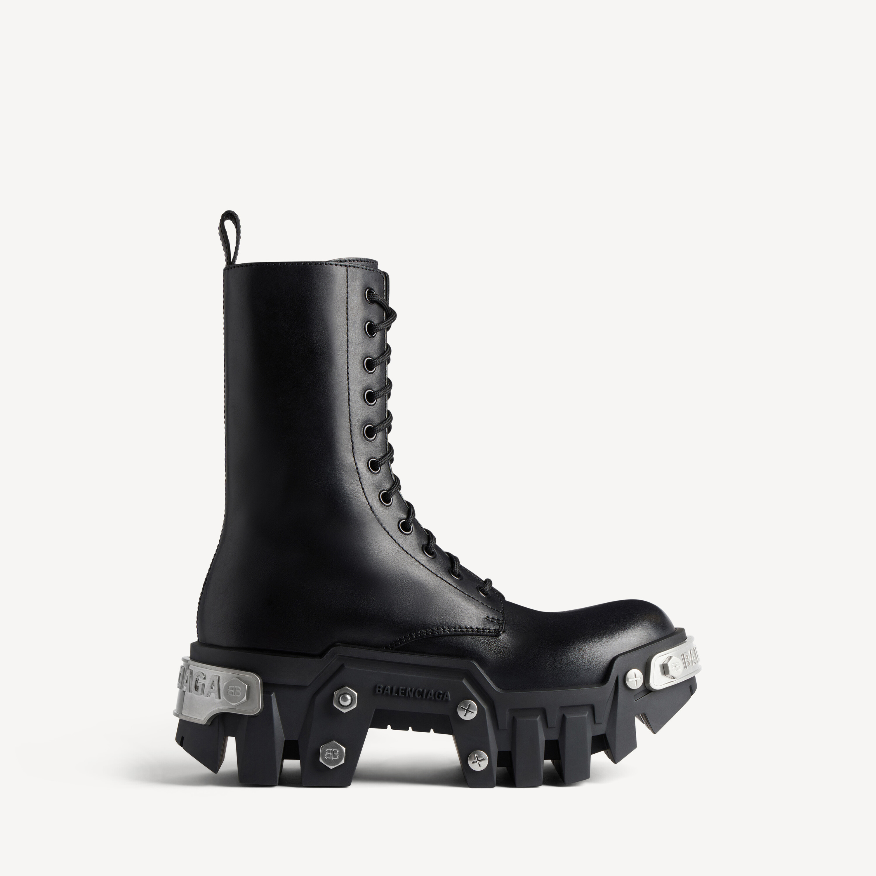 Balenciaga bulldozer lace-up boot