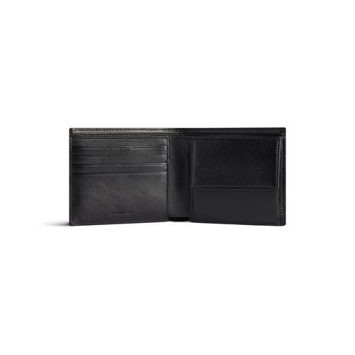 cash square folded coin wallet