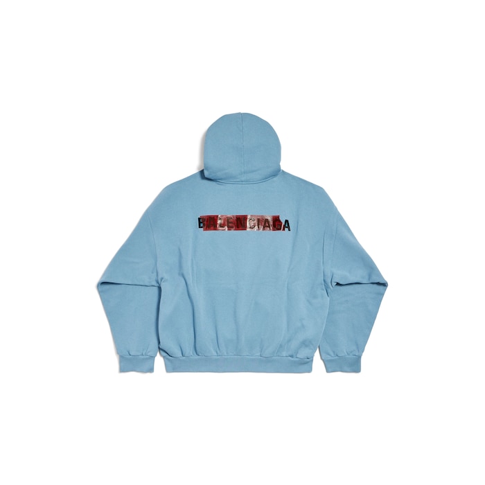 hoodie taped balenciaga back medium fit