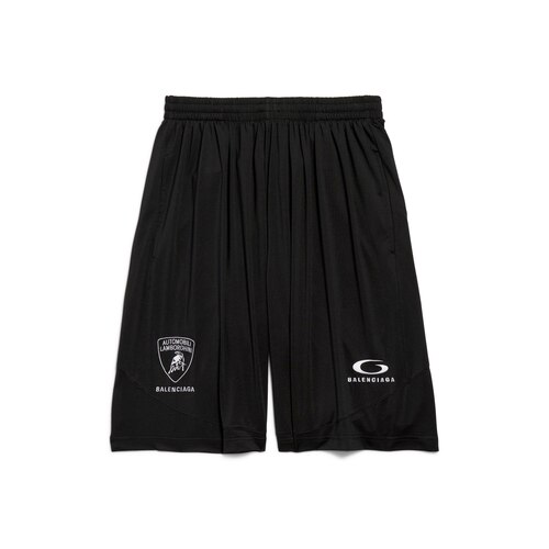 balenciaga i automobili lamborghini baggy shorts