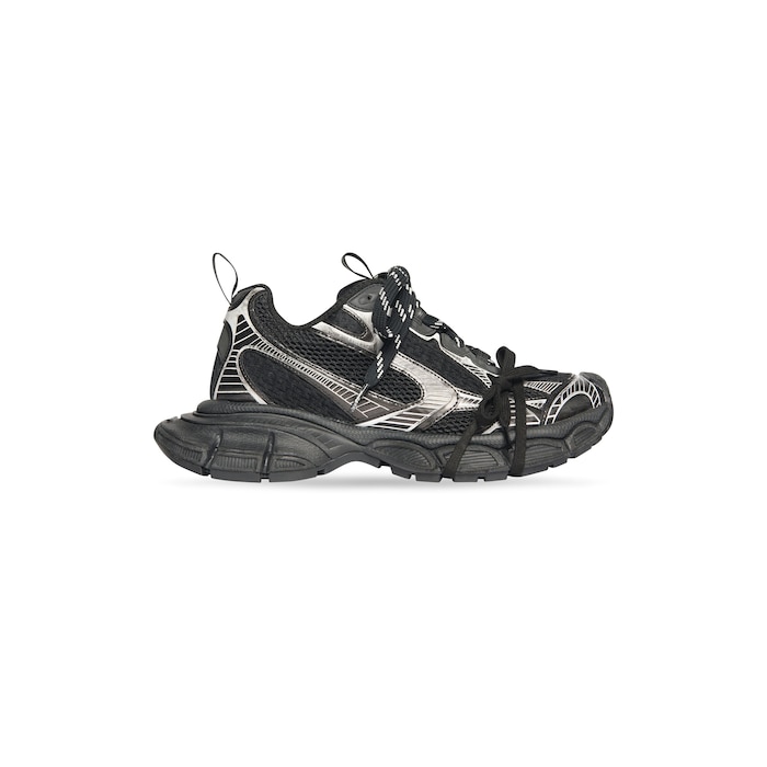 Balenciaga Black  Gray Triple S Sneakers  SSENSE