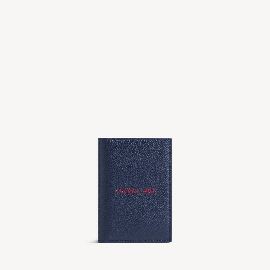 Men's Cash Vertical Bifolded Wallet in Navy/burgundy