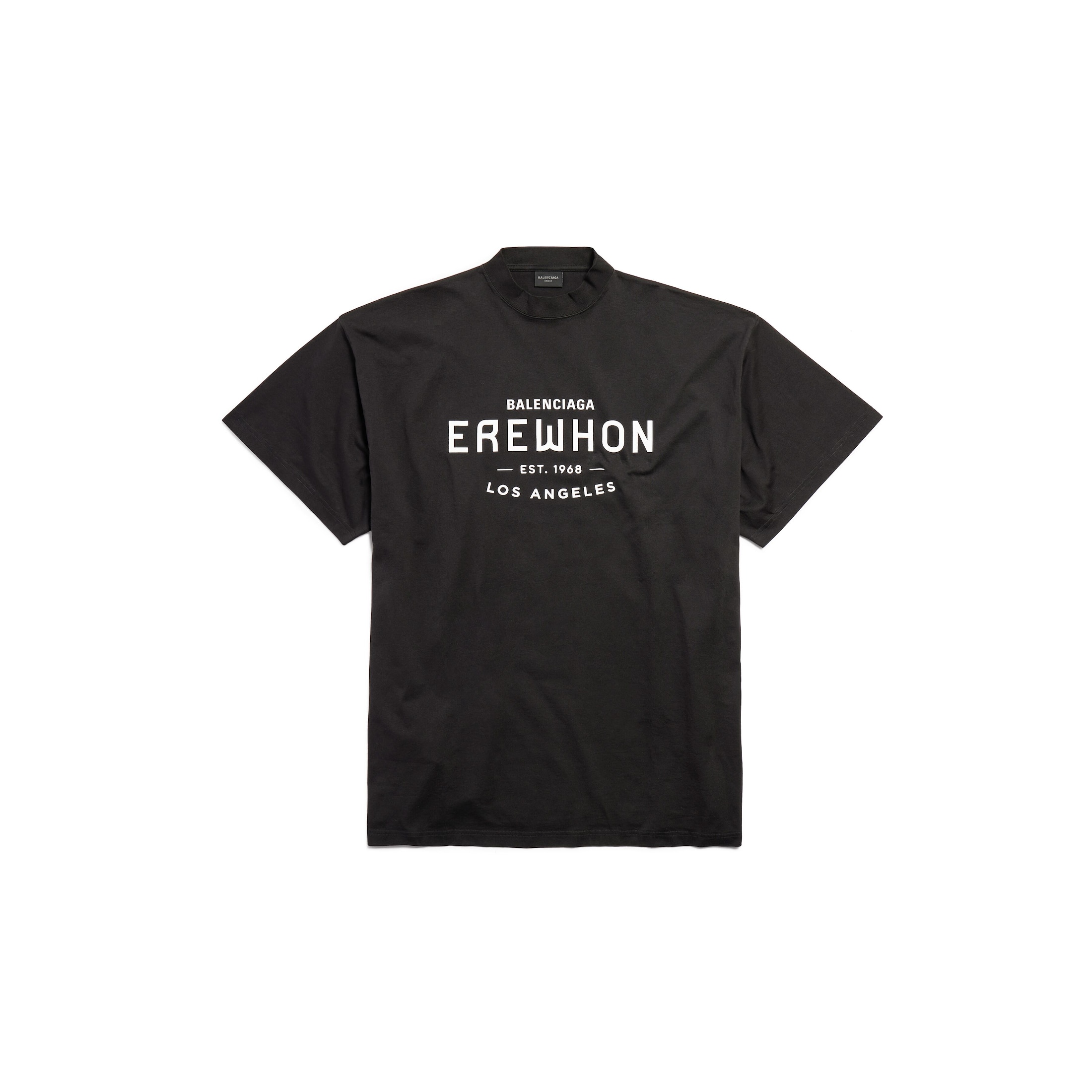 Balenciaga Erewhon Los Angeles T-Shirt Oversized - Black - Unisex - 4 - Cotton