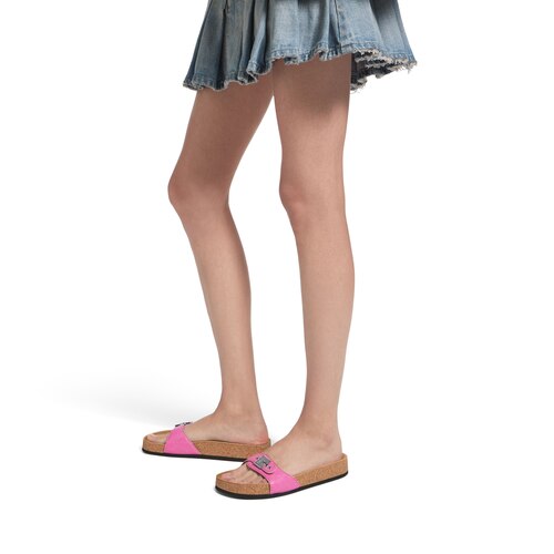 balenciaga i scholl flat sandal