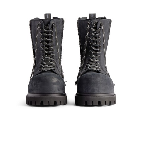 stivaletti con zip stomper