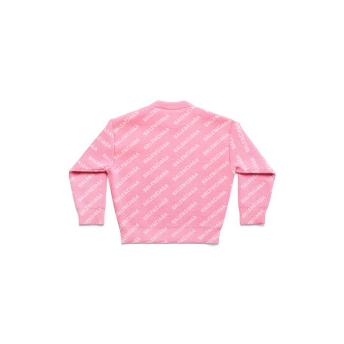 kids - mini allover logo sweater