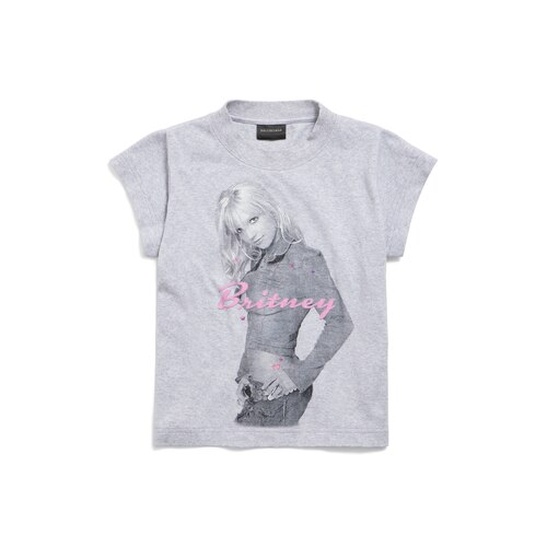 balenciaga music | britney spears series shrunk t-shirt