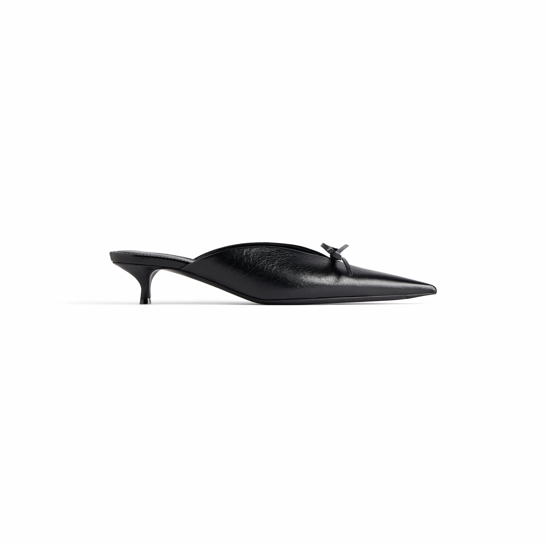 Balenciaga Knife Bow 40mm Mule - Black - Woman - 37 - Lambskin